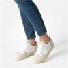 Paul Green T Toe Gumsole Trainer - Off White Combi